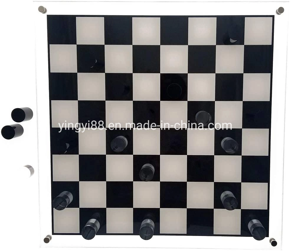 Hot Selling 3D Luxe Acrylic Checkers Set