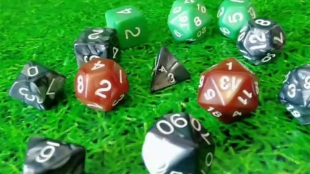 Juego de dados acrílicos de plástico poliédrico Dnd Rpg al por mayor personalizado