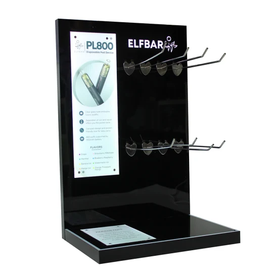 Mostrador de mostrador Suministros Acrílico Electronic Vape Display Rack